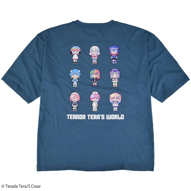 寺田てら Tシャツ トップス イラスト ビックT 半袖 オーバーサイズ クリエイター イラストレーター tt1132-394