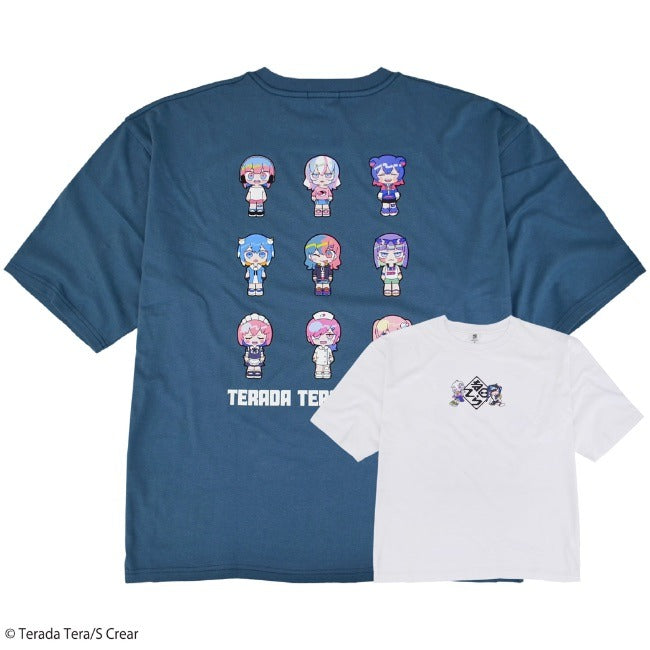 寺田てら Tシャツ トップス イラスト ビックT 半袖 オーバーサイズ クリエイター イラストレーター tt1132-394