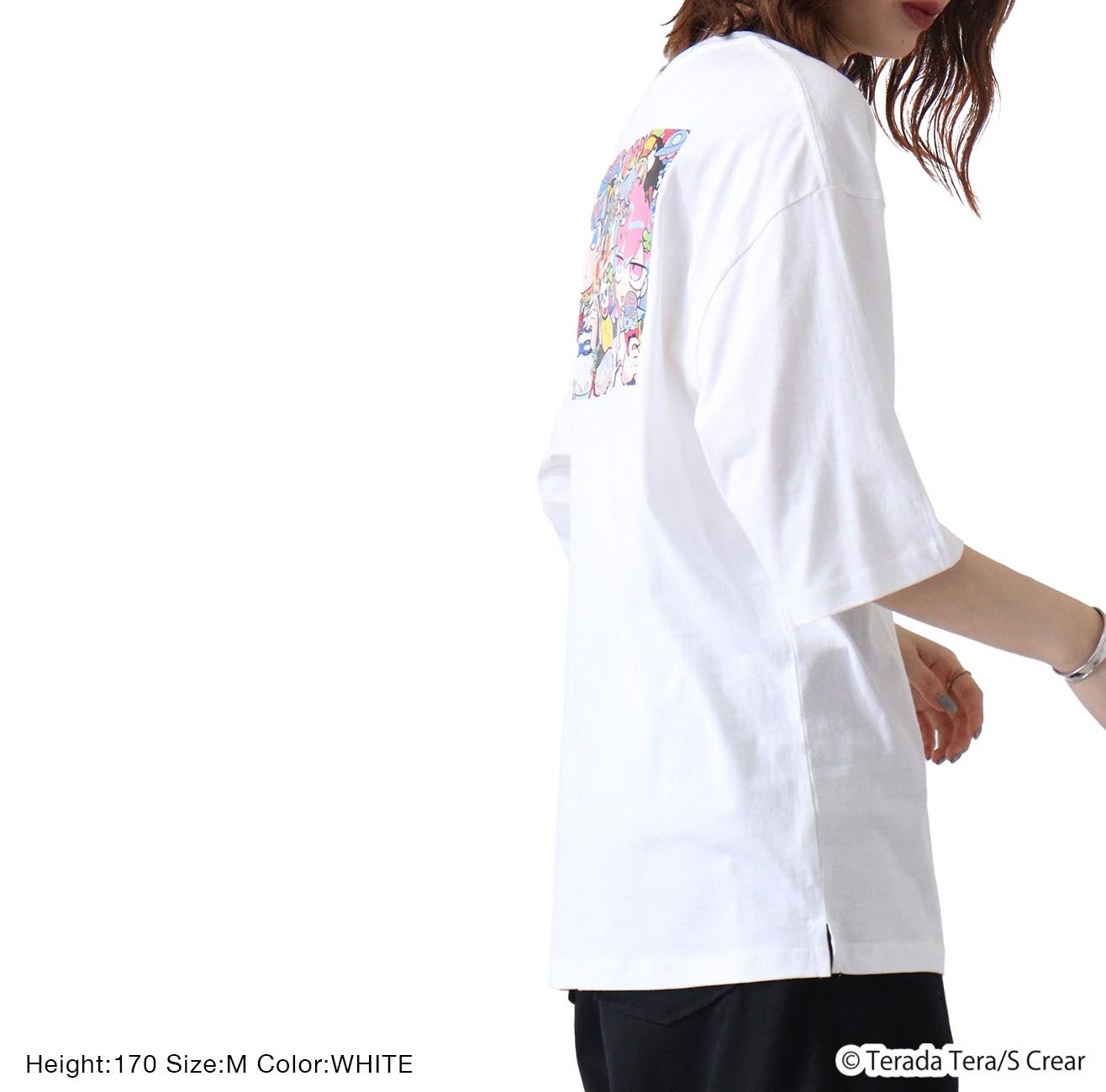 寺田てら Tシャツ イラスト ビックT 半袖 オーバーサイズ クリエイター イラストレーター tt1132-395