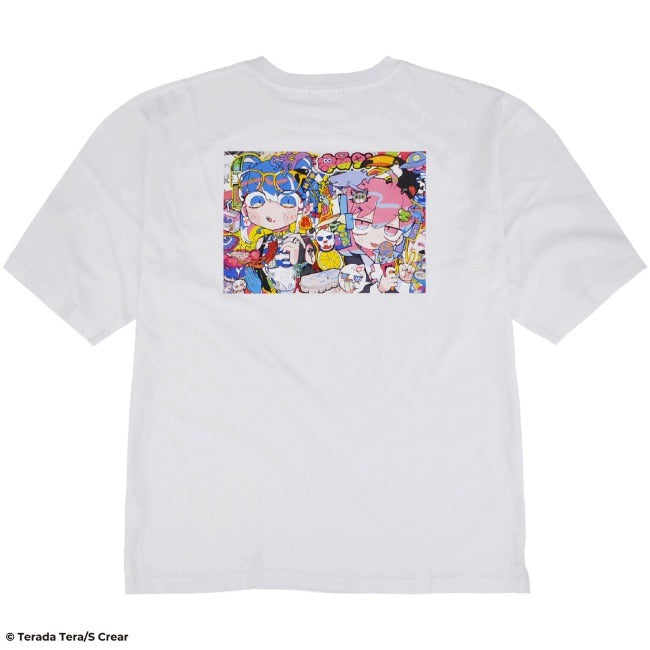 寺田てら Tシャツ イラスト ビックT 半袖 オーバーサイズ クリエイター イラストレーター tt1132-395