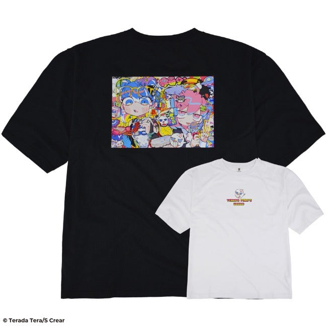 寺田てら Tシャツ イラスト ビックT 半袖 オーバーサイズ クリエイター イラストレーター tt1132-395