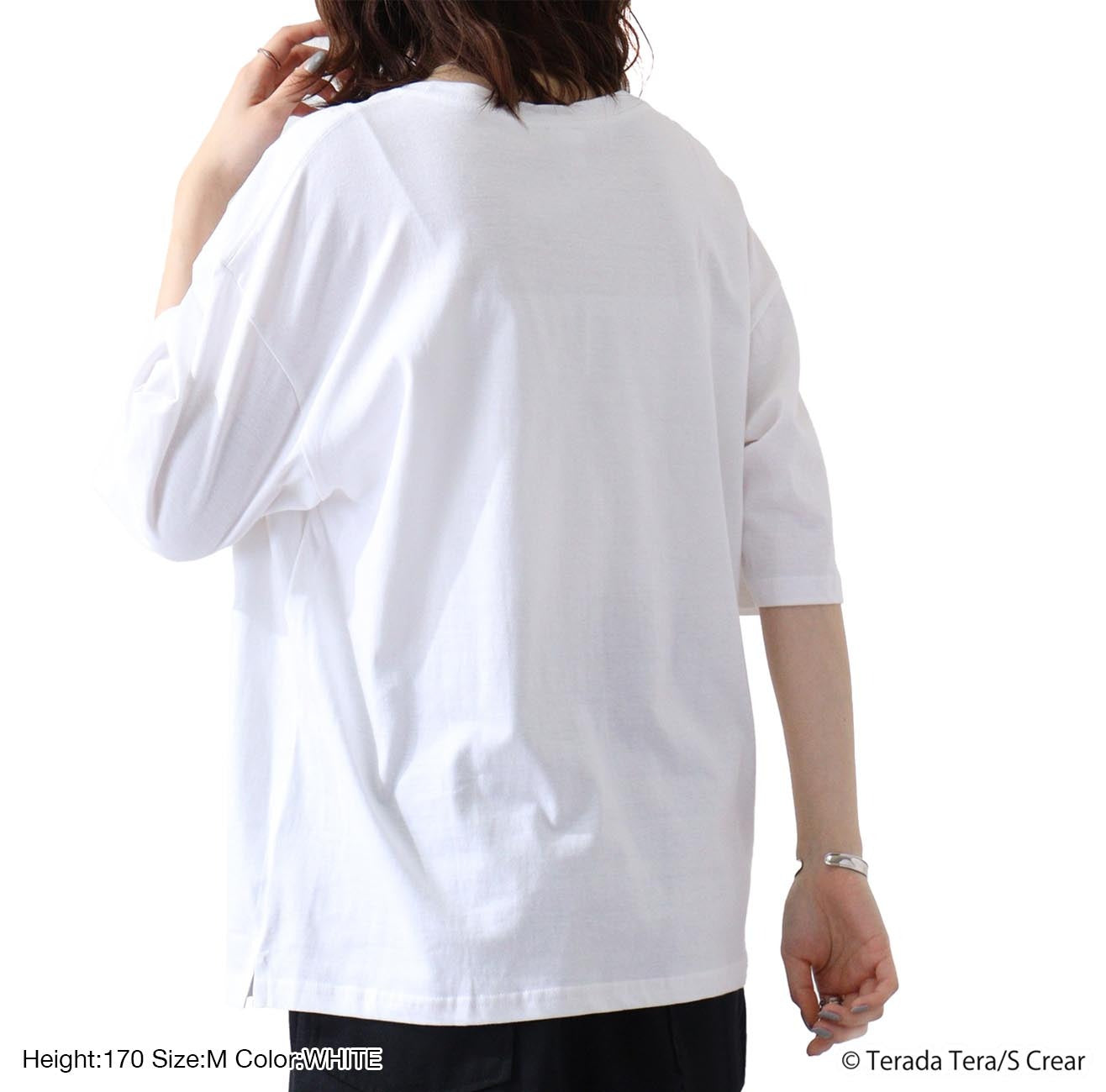 寺田てら Tシャツ トップス イラスト ビックT 半袖 オーバーサイズ クリエイター イラストレーター tt1132-396