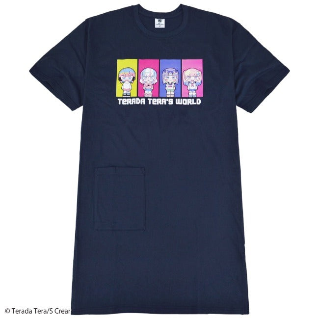 寺田てら Tシャツ イラスト スーパービックT 半袖 オーバーサイズ クリエイター イラストレーター tt1132-399