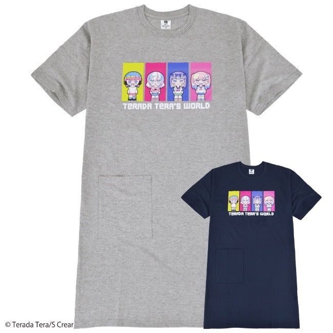 寺田てら Tシャツ イラスト スーパービックT 半袖 オーバーサイズ クリエイター イラストレーター tt1132-399