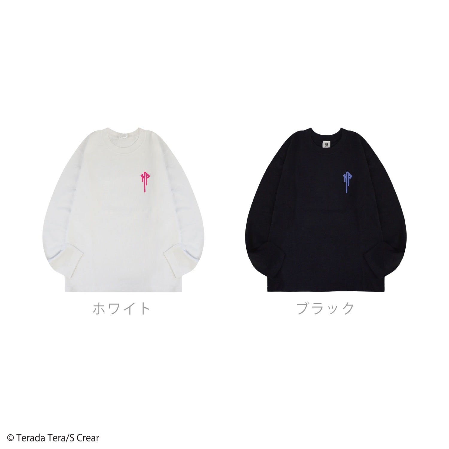 寺田てら Tシャツ ロンT プリント トップス 長袖 tt1243-98