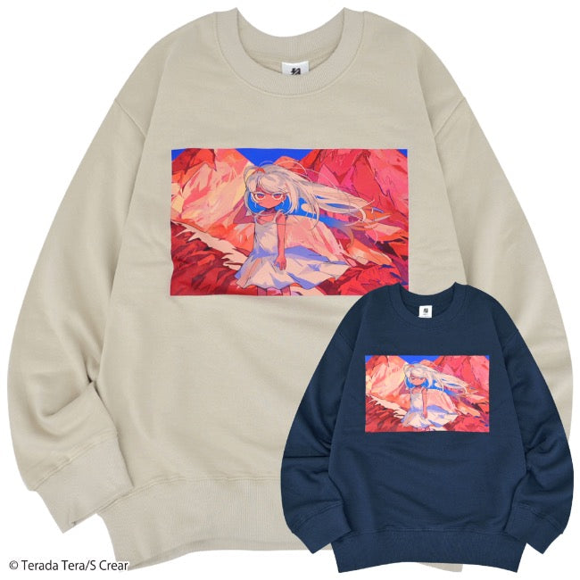 寺田てら トレーナー スウェット 春秋 イラスト イラストレーター tt1341-44