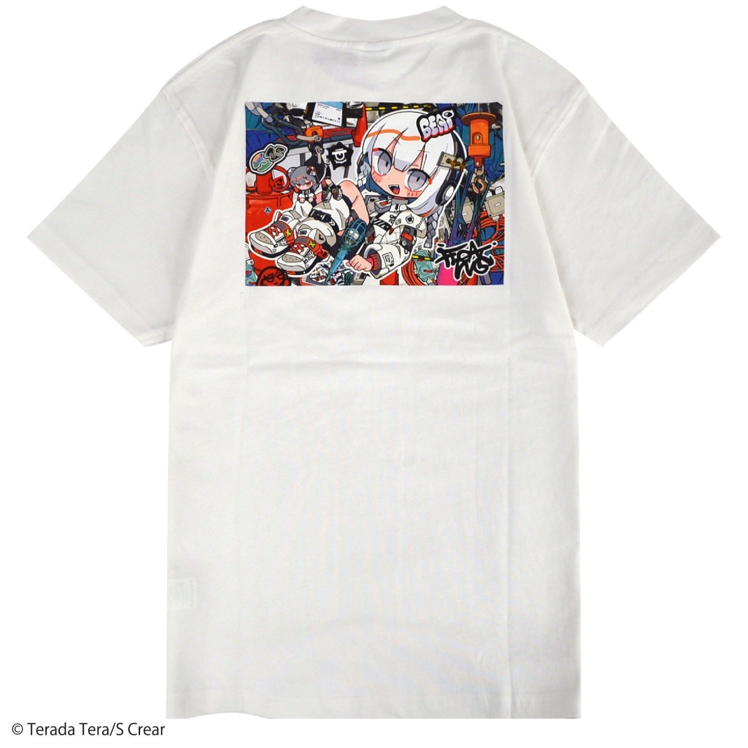 寺田てら 半袖 Tシャツ トップス プリント イラスト イラストレーター tt1442-370