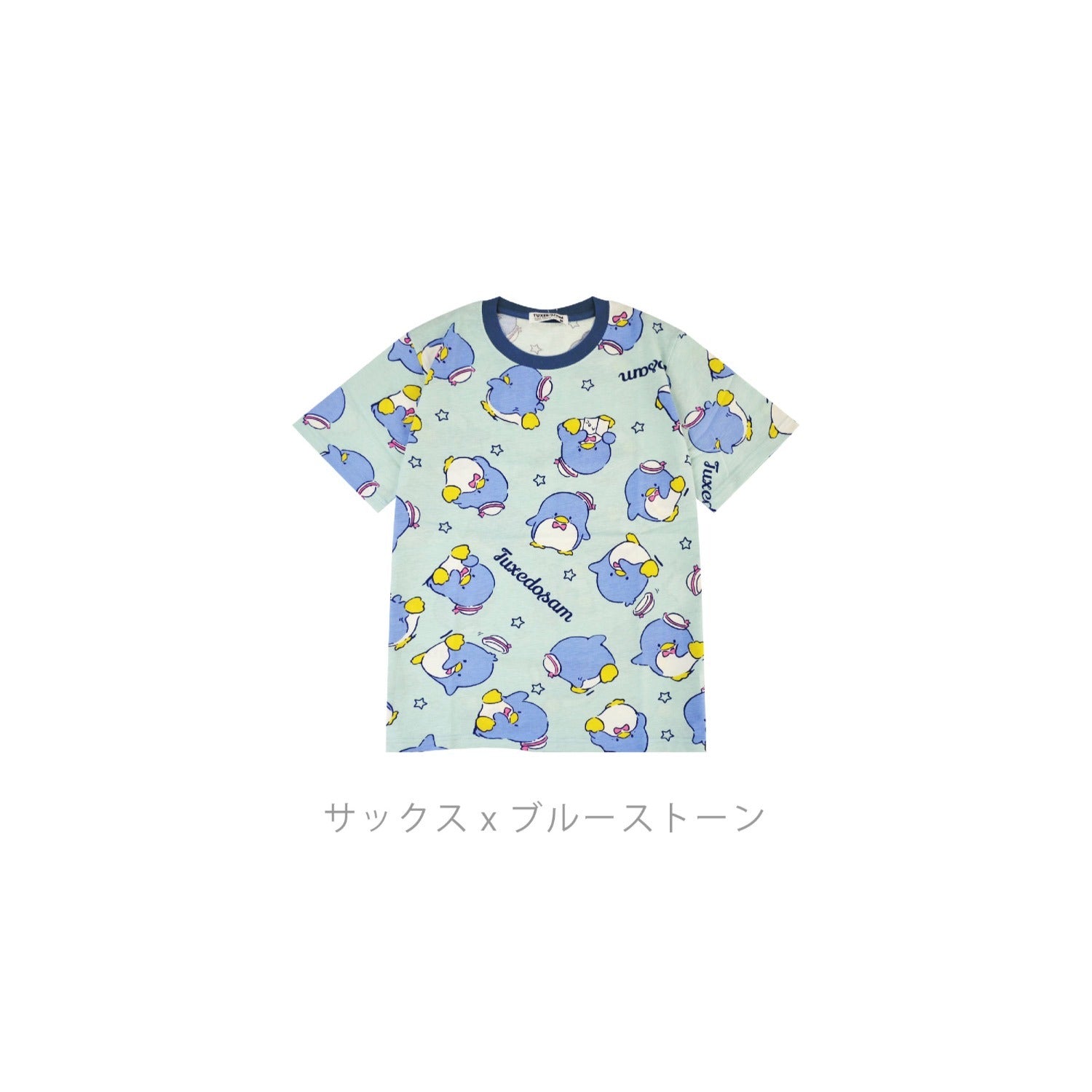 タキシードサム Tシャツ 半袖 総柄 プリント トップス サンリオ キャラクターズ メンズ レディース tx1152-248