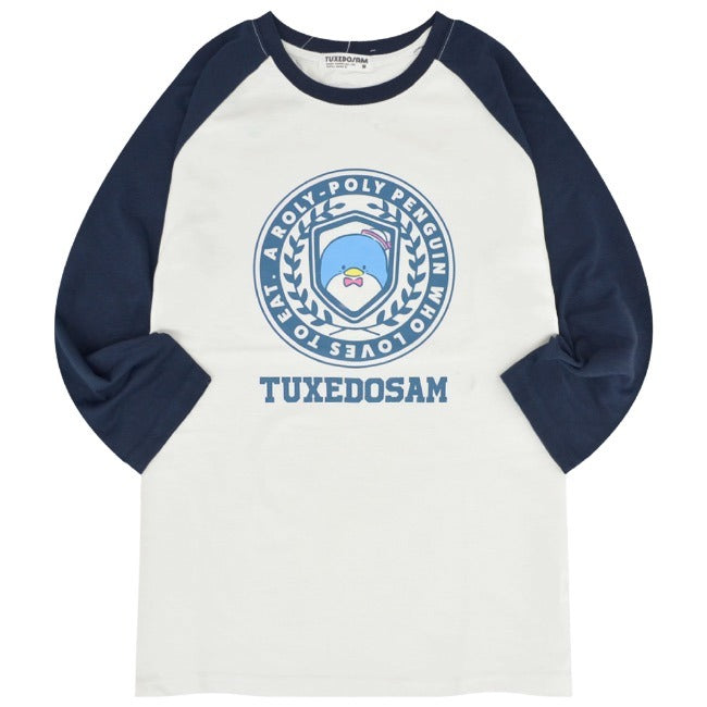 タキシードサム Tシャツ 長袖 ロンT 七分袖 ラグラン サンリオ キャラクターズ プリント メンズ レディース tx1243-27