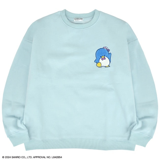 タキシードサム 裏起毛 ビッグシルエット サガラ刺繍 秋冬 トレーナー サンリオキャラクターズ tx1334-700