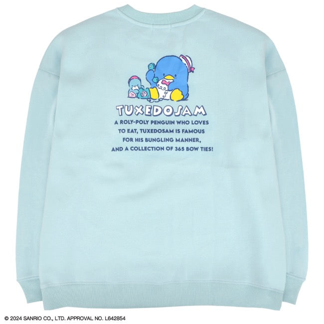 タキシードサム 裏起毛 ビッグシルエット サガラ刺繍 秋冬 トレーナー サンリオキャラクターズ tx1334-700