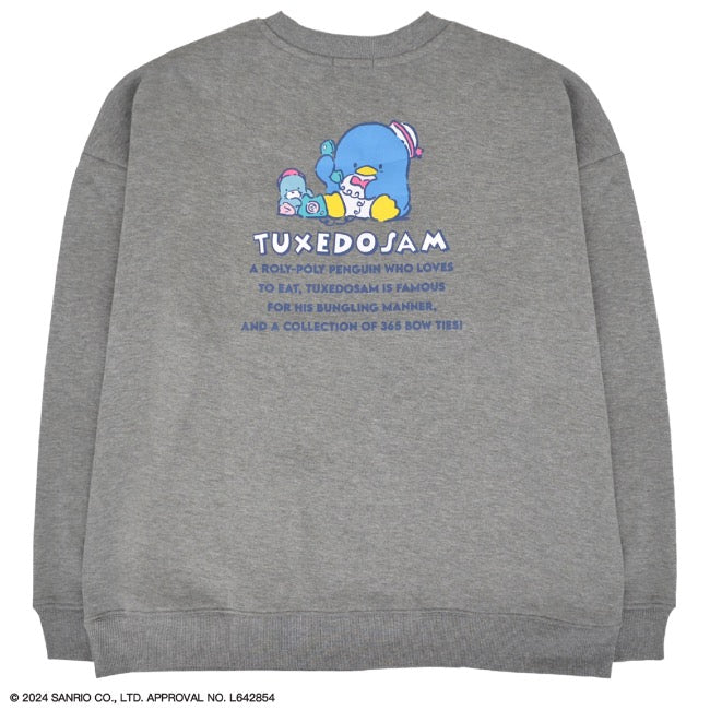 タキシードサム 裏起毛 ビッグシルエット サガラ刺繍 秋冬 トレーナー サンリオキャラクターズ tx1334-700