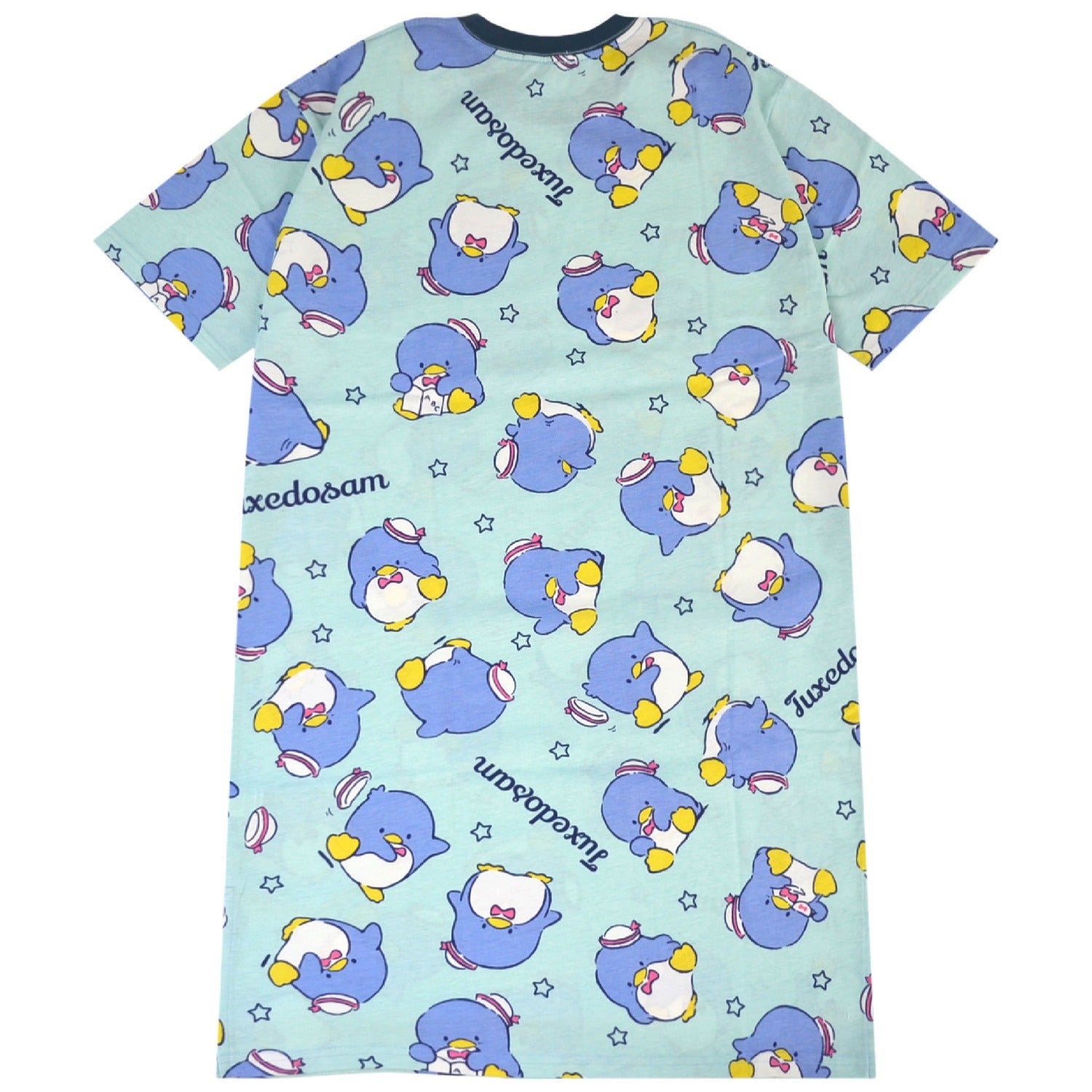 タキシードサム Tシャツ ワンピース 半袖 総柄 部屋着 ルームウェア サンリオ キャラクターズ レディース tx1752-257