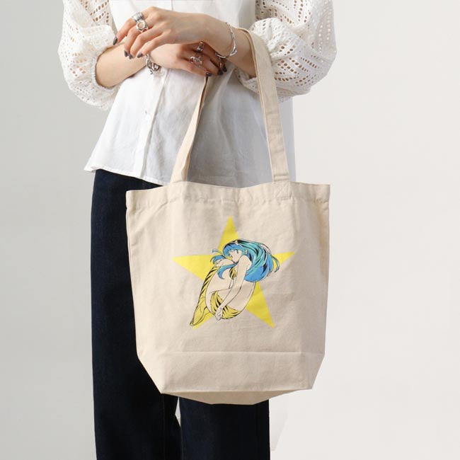 うる星やつら ラムちゃん トートバッグ プリント 刺繍 エコバック カバン BAG uy-22009