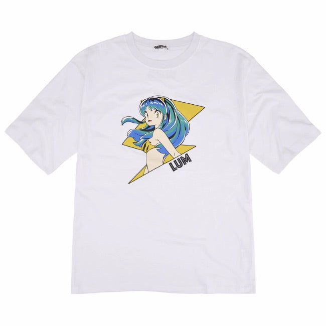 うる星やつら ラムちゃん 小学館 アニメ 漫画 Tシャツ ビックシルエット 半袖 トップス プリント uy1132-320