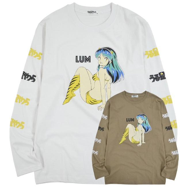 うる星やつら 小学館 ラムちゃん Tシャツ ロンT 長袖 プリント アニメ 漫画 M L LL uy1223-721