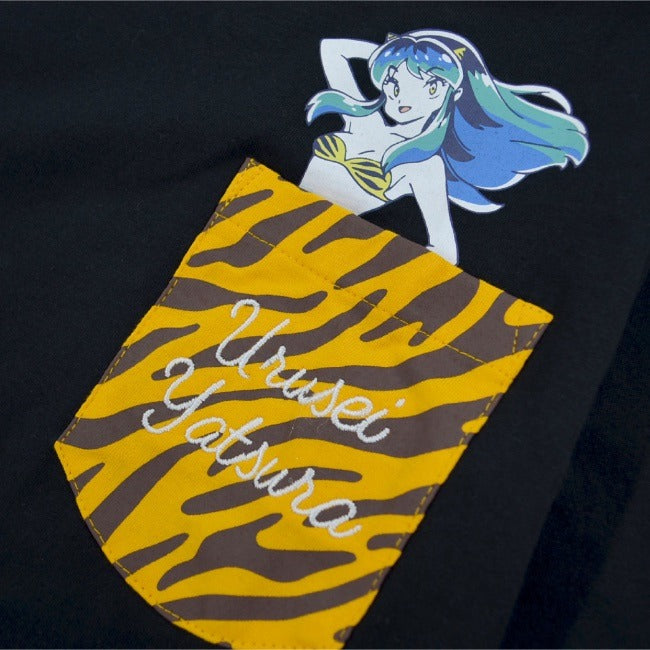 うる星やつら Tシャツ ロンT 長袖 アニメ 小学館 ラムちゃん 虎柄 刺繍 プリント uy1223-722