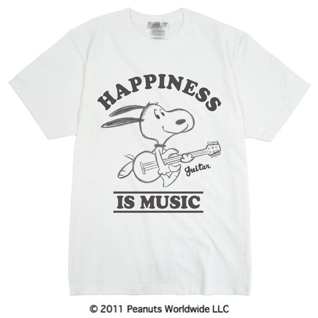 レトロ ヴィンテージ アート スヌーピー SNOOPY PEANUTS 半袖 Tシャツ 家族お揃い 多色展開 レディース メンズ S M L LL 綿 ギフト プリント MUSIC ギター 男女兼用 親子 vs1-043