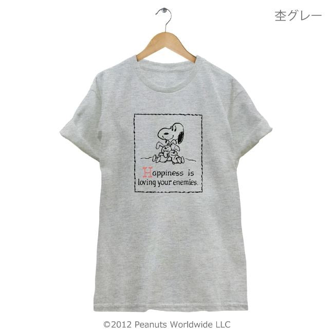 レトロ スヌーピー SNOOPY PEANUTS ラビット うさぎ 半袖 Tシャツ レディース メンズ S M L LL 綿 ギフト プリント 男女兼用 vs1-013u