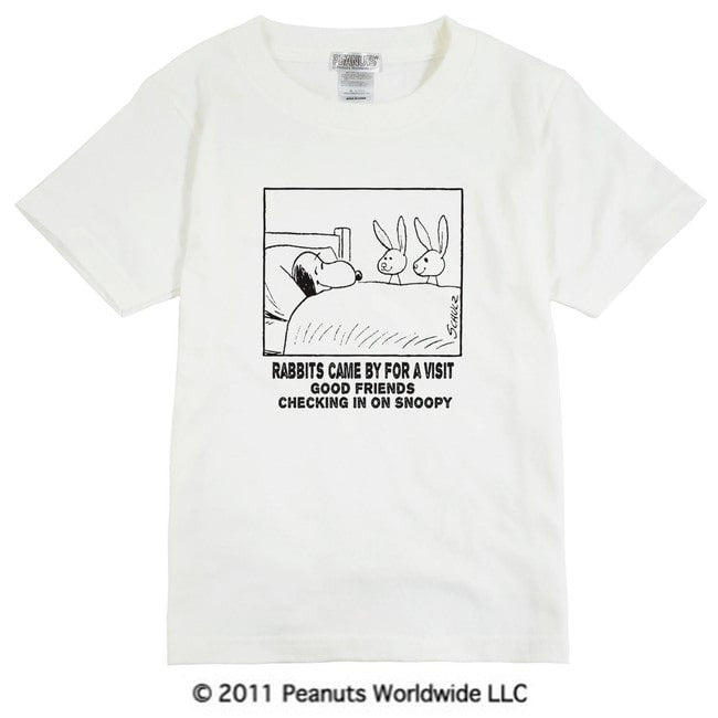 レトロ ヴィンテージ スヌーピー 仲間 アメコミ ウサギ 半袖Tシャツ キッズ 子供服 vs6-015u