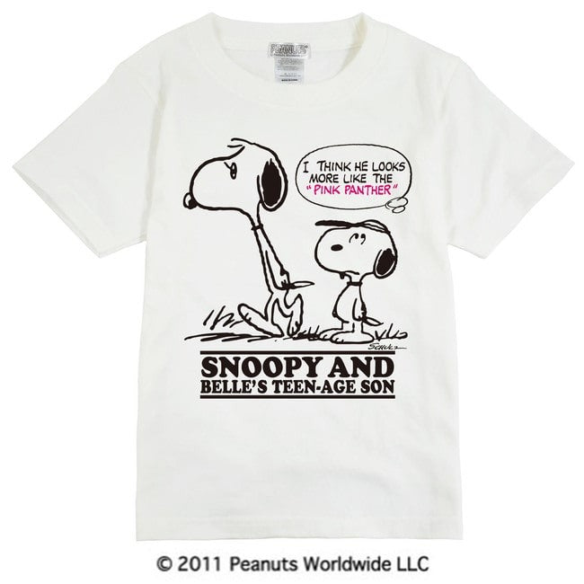 【ヴィンテージスヌーピー】 スヌーピー SNOOPY PEANUTS スヌーピー甥っ子くん 半袖 Tシャツ 家族お揃い 多色展開 子供 KIDS 110 120 130 140 150 綿 ギフト プリント vs6-044
