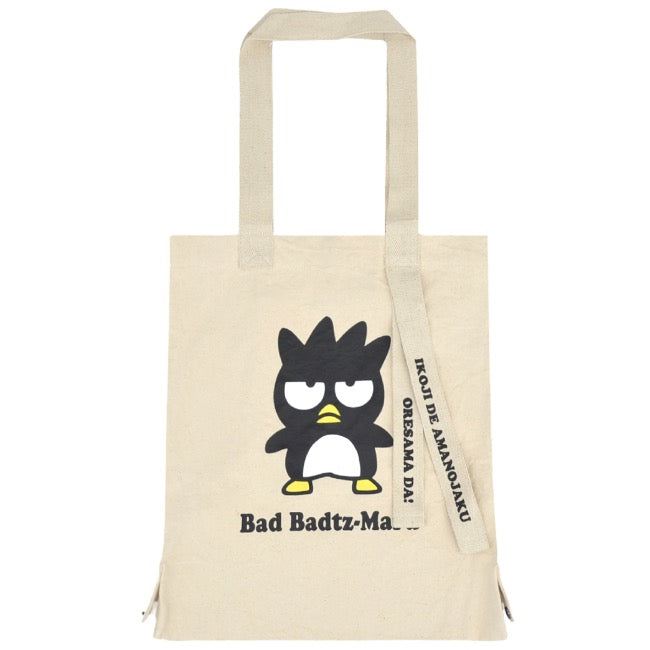 バットばつ丸 トート バケット バッグ 2WAY お買い物袋 エコバッグ グッズ サンリオ キャラクターズ xo-1000