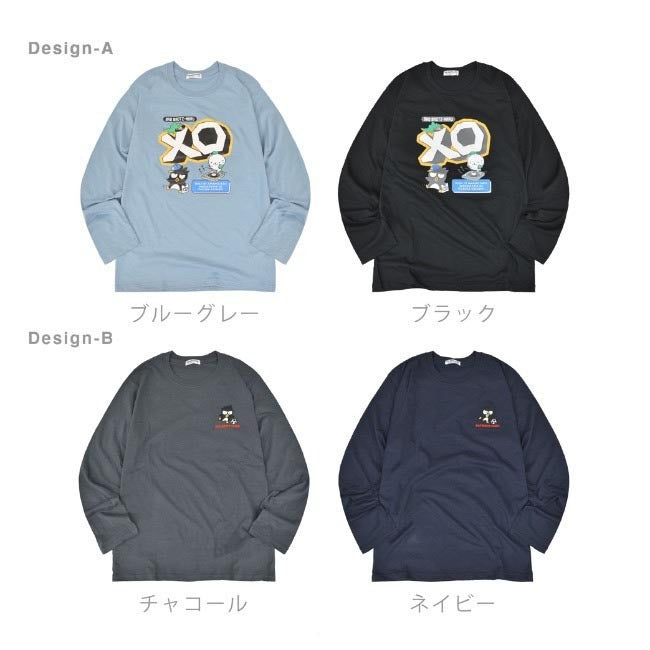 バッドばつ丸 長袖 Tシャツ カジュアル サンリオキャラクターズ xo1241-20