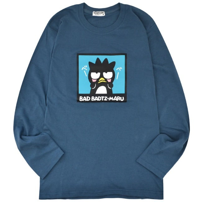 バッドばつ丸 Tシャツ 長袖 ロンT サンリオ キャラクターズ プリント メンズ レディース xo1243-35