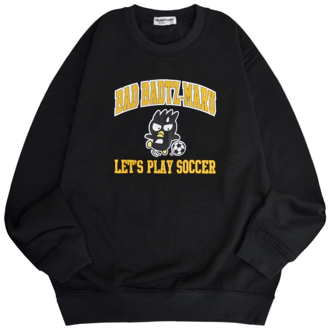 バッドばつ丸 トレーナー スウェット 裏起毛 サンリオ キャラクターズ プリント 刺繍 メンズ レディース xo1344-66