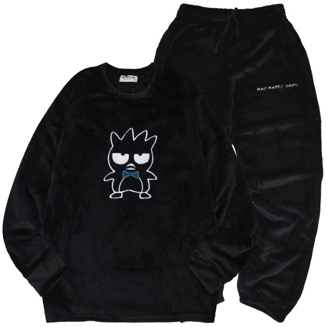 バッドばつ丸 トレーナー スウェット パンツ フリース セットアップ ルームウェア 部屋着 パジャマ サンリオ キャラクターズ xo1644-94