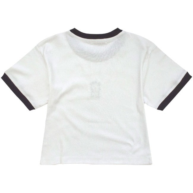 バッドばつ丸 Tシャツ ちびT サンリオ キャラクターズ 刺繍 レディース ショート丈 半袖 xo2142-336