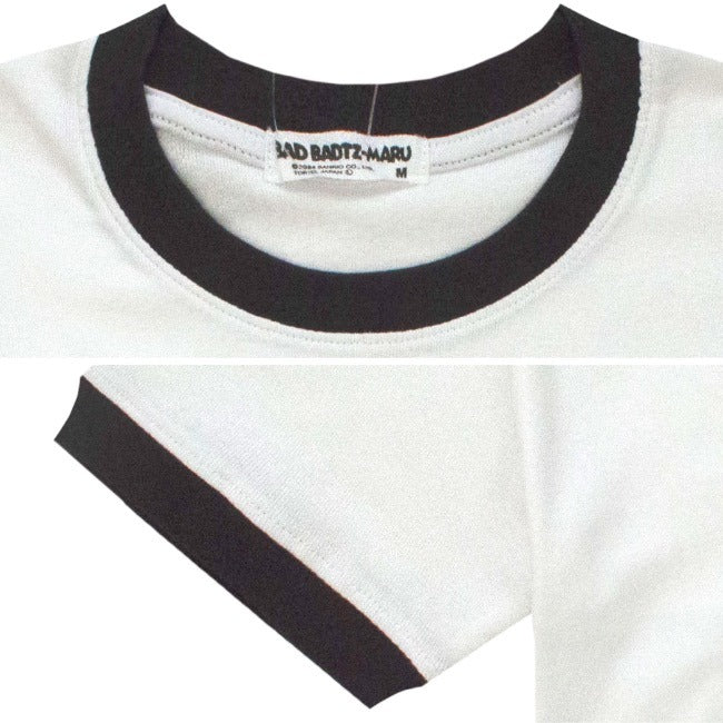 バッドばつ丸 Tシャツ ちびT サンリオ キャラクターズ 刺繍 レディース ショート丈 半袖 xo2142-336