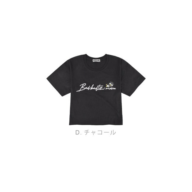 バッドばつ丸 サンリオ キャラクターズ ちびT レディース ショート丈 ワイド幅 半袖 Tシャツ xo2142-342