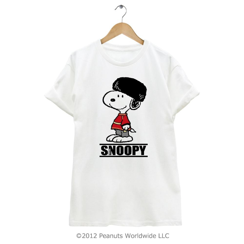 スヌーピー SNOOPY PEANUTS ロシア 民族衣装 ルバシカ 半袖 Tシャツ 家族お揃い 多色展開 レディース メンズ S M L LL 綿 ギフト プリント 男女兼用 親子コーデ sn1-058