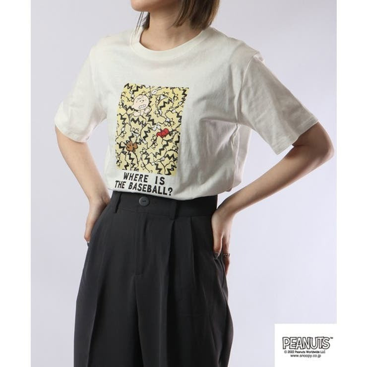スヌーピー チャーリーブラウン Tシャツ 半袖 プリント SNOOPY PEANUTS s1132-148sp