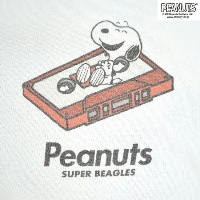 スヌーピー Tシャツ 長袖 ピーナッツ 兄弟 ラジオ ミュージック ロンT SNOOPY PEANUTS 8600pt-sp4