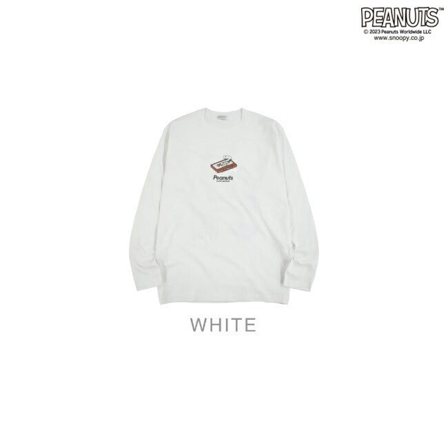スヌーピー Tシャツ 長袖 ピーナッツ 兄弟 ラジオ ミュージック ロンT SNOOPY PEANUTS 8600pt-sp4