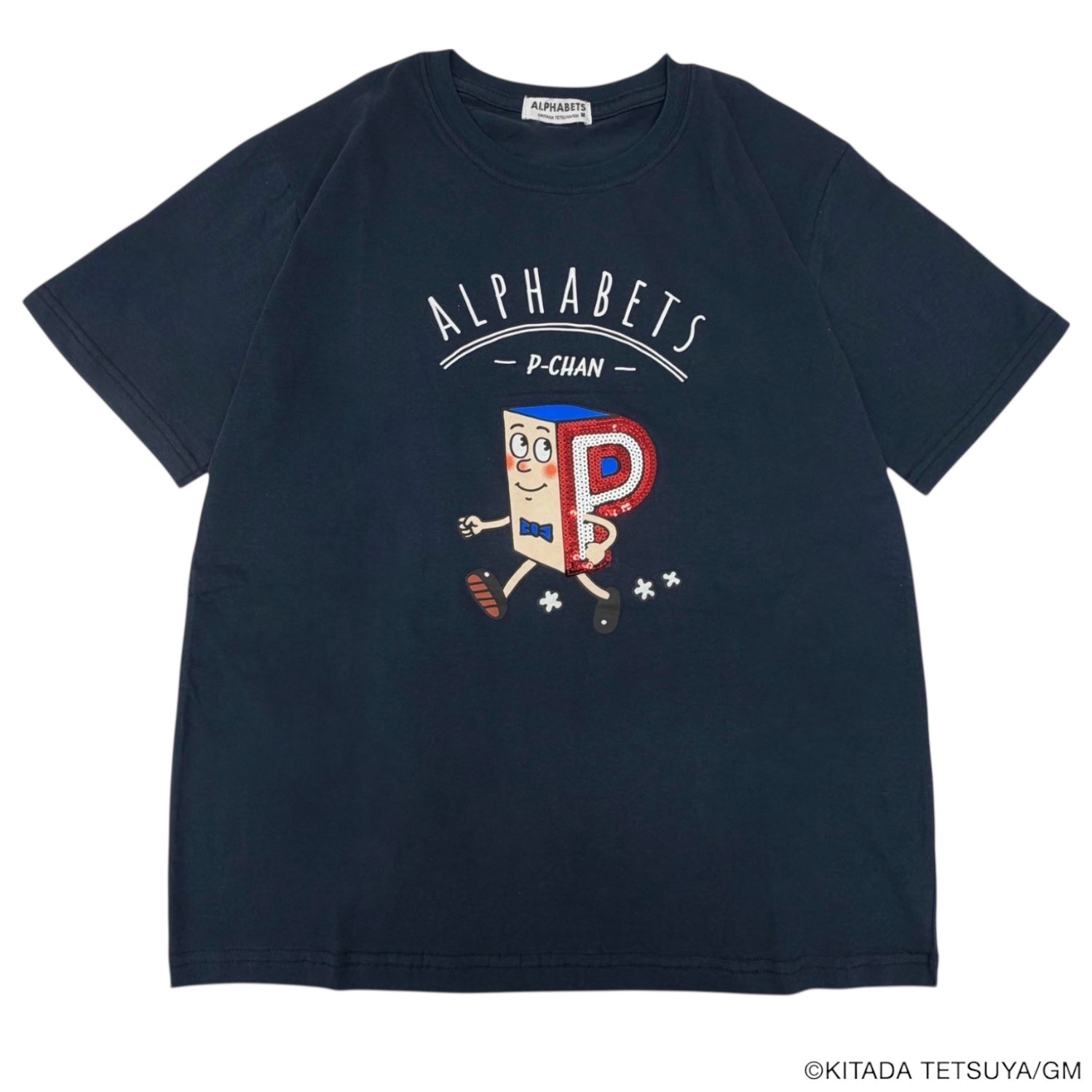 P-CHAN スパンコールデザイン 半袖Tシャツ キラキラプリント 綿100％ カジュアル デイリー使い メンズ レディース兼用 al1162-295