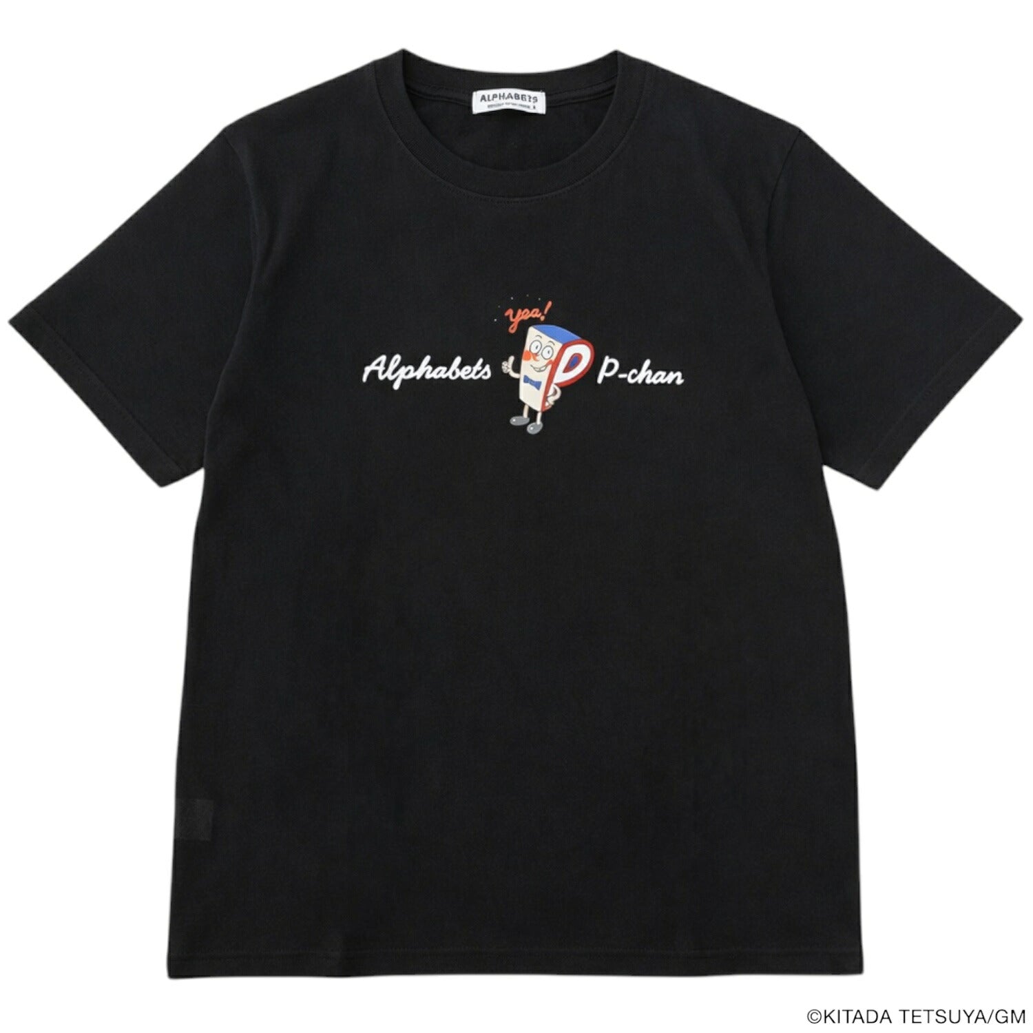 P-CHAN ロゴプリントTシャツ メンズ レディース 半袖 綿100％ キャラクターT カジュアル トップス 春夏 ユニセックス al1162-299