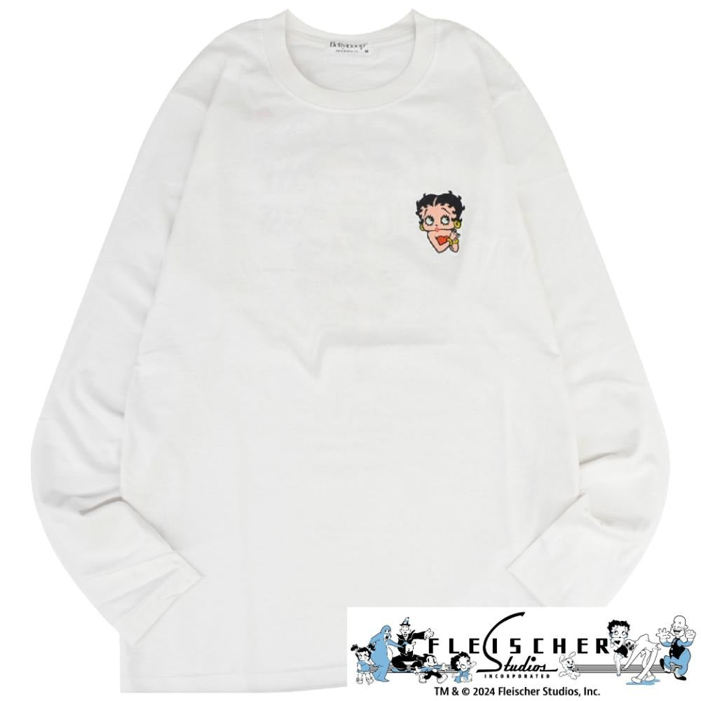 ベティー ブープ Tシャツ 長袖 ロンT BETTY BOOP プリント メンズ レディース be1243-37