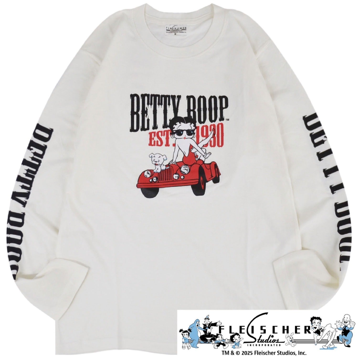 ベティー ブープ Tシャツ 長袖 ロンT BETTY BOOP プリント メンズ レディース be1251-10
