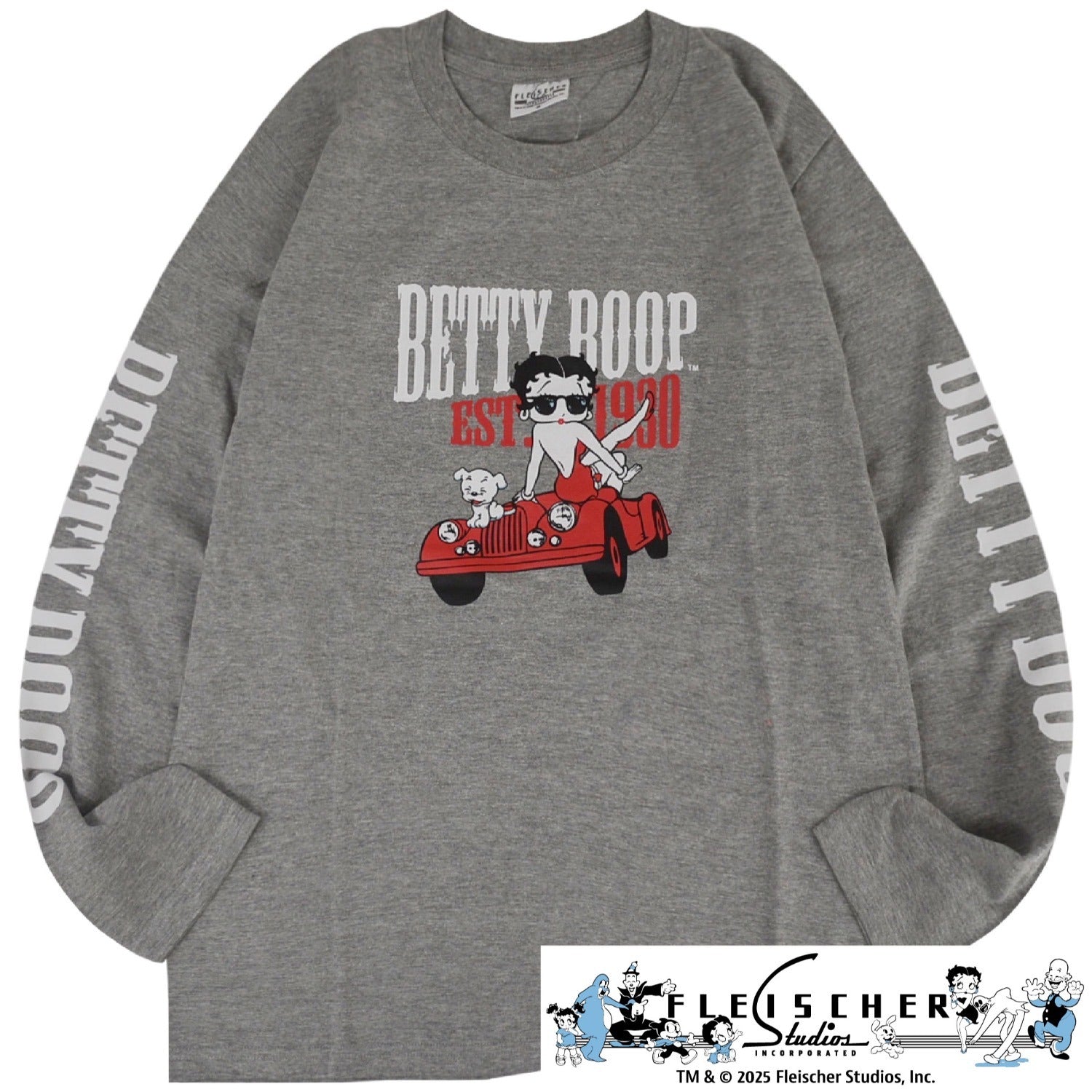 ベティー ブープ Tシャツ 長袖 ロンT BETTY BOOP プリント メンズ レディース be1251-10