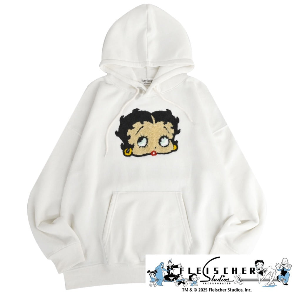 ベティー ブープ パーカー 裏起毛 オーバーサイズ 刺繍 ロゴ BETTY BOOP メンズ レディース be1344-168