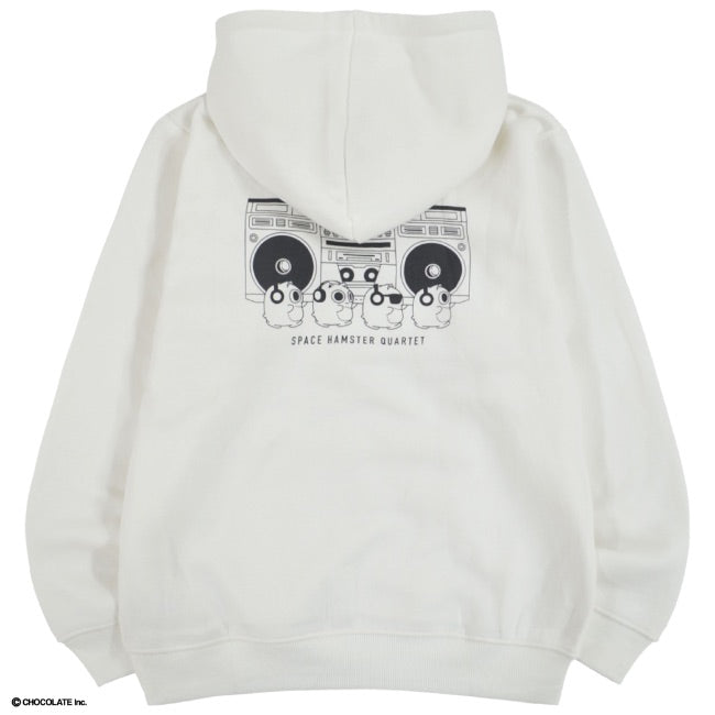 ブルーハムハム パーカー 長袖 スウェット プリント SNS ハムスター 裏起毛 M L LL bh1324-680