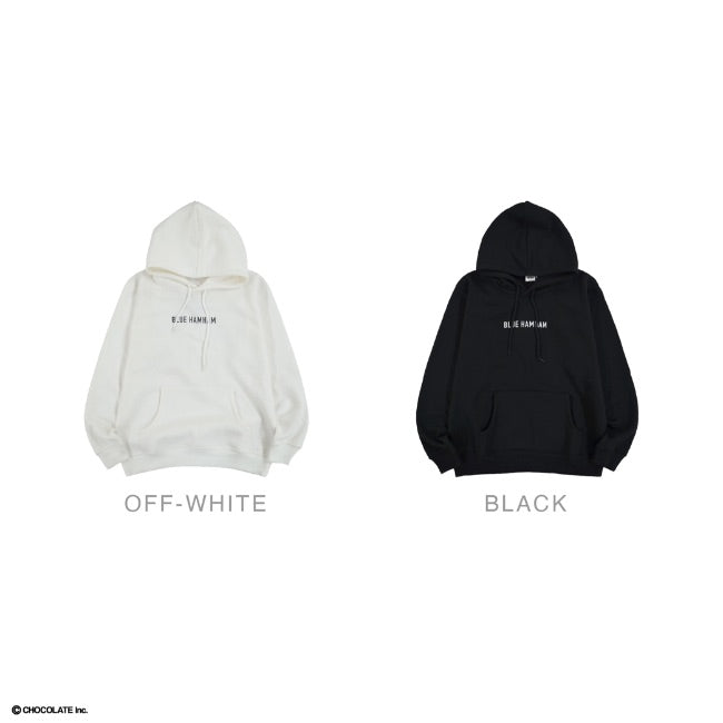 ブルーハムハム パーカー 長袖 スウェット プリント SNS ハムスター 裏起毛 M L LL bh1324-680