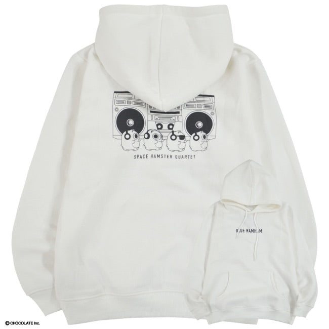 ブルーハムハム パーカー 長袖 スウェット プリント SNS ハムスター 裏起毛 M L LL bh1324-680