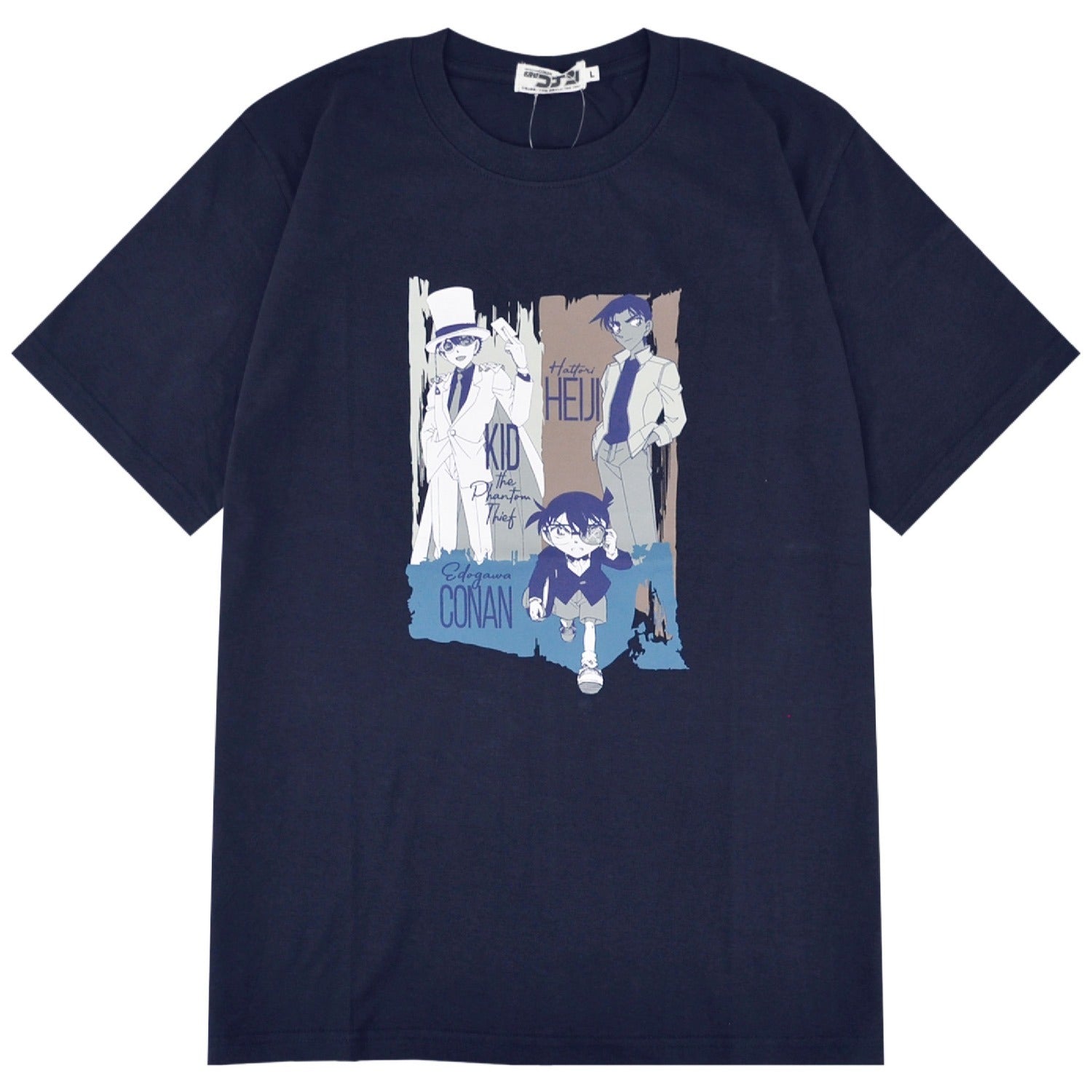 名探偵コナン Tシャツ 半袖 トップス プリント アニメ 漫画 怪盗キッド 服部平次 cn1142-178th