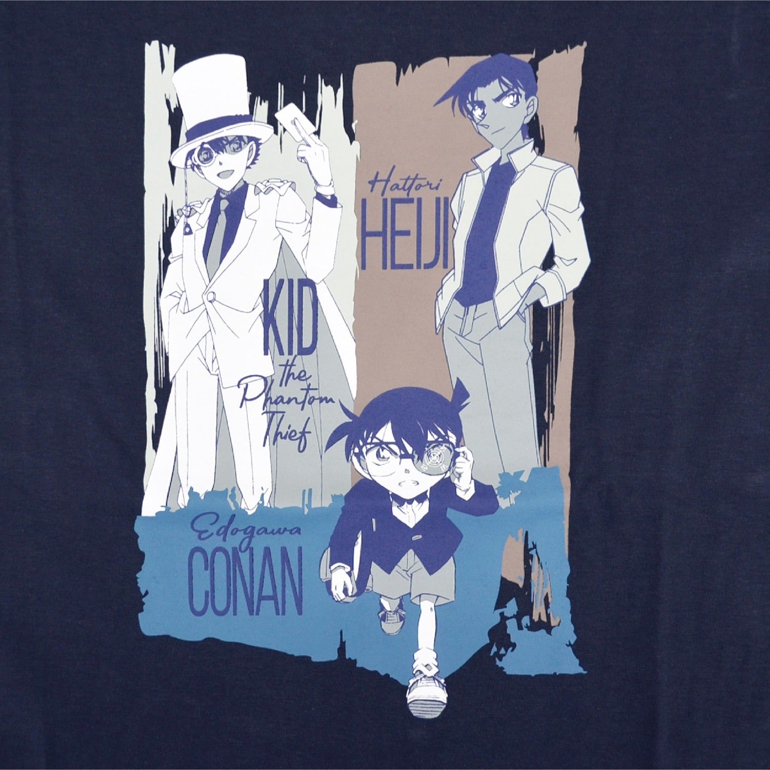 名探偵コナン Tシャツ 半袖 トップス プリント アニメ 漫画 怪盗キッド 服部平次 cn1142-178th