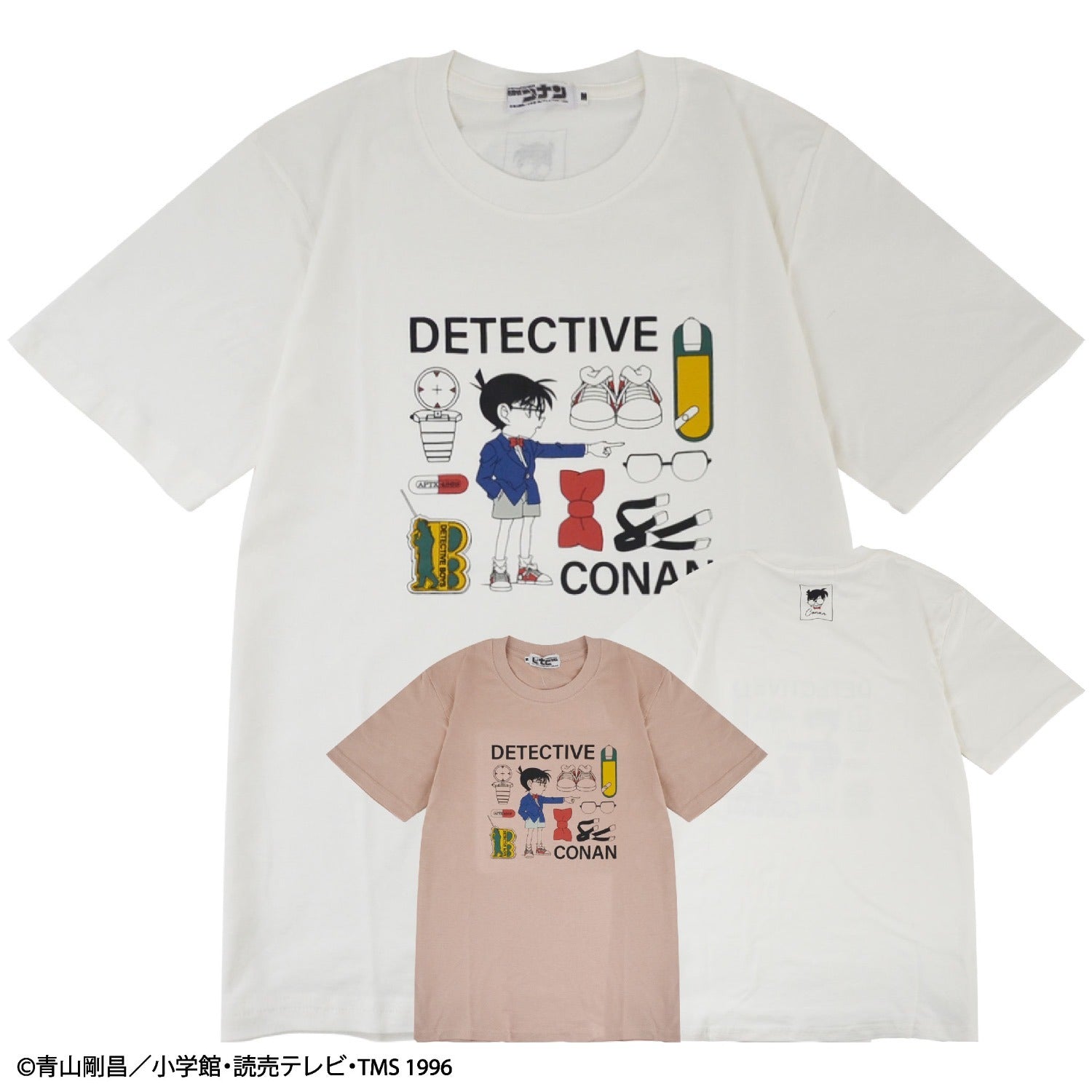 名探偵コナン コナン 半袖 Tシャツ プリント トップス アニメ 漫画 映画 小学館 cn1152-392th