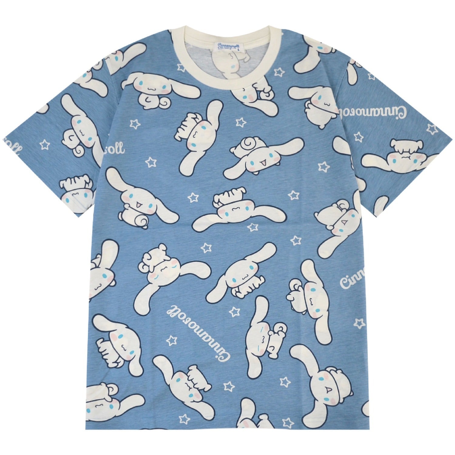 シナモロール Tシャツ 半袖 プリント トップス サンリオ キャラクターズ メンズ レディース cr1152-242